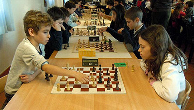 L'incontro fra i primi due classificati del torneo B, Davide Pilato contro Alessia Alba Dalla Via